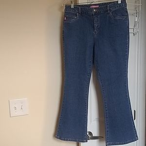 👖petite true blue STRETCH flares